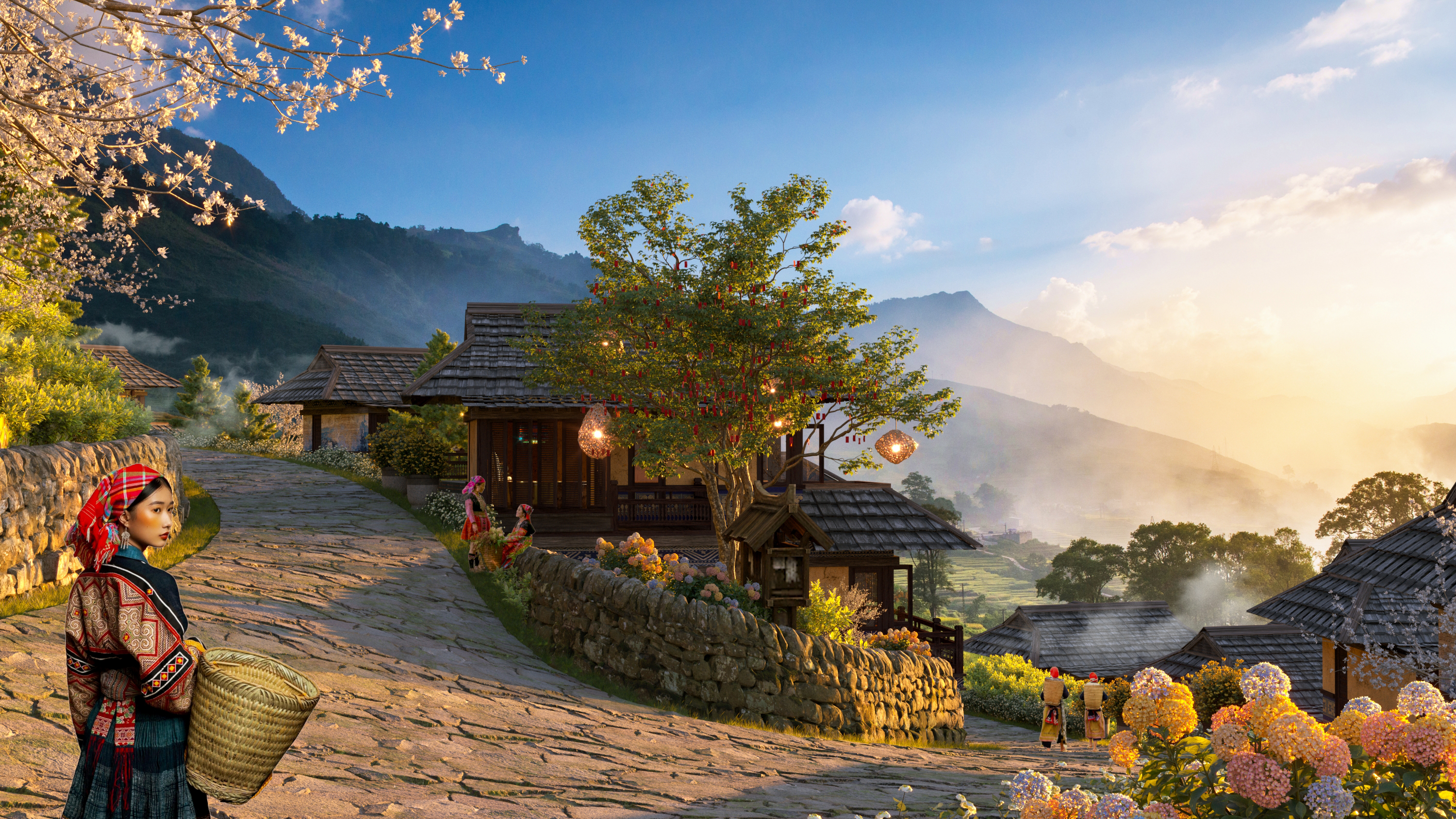 Cultural village integration