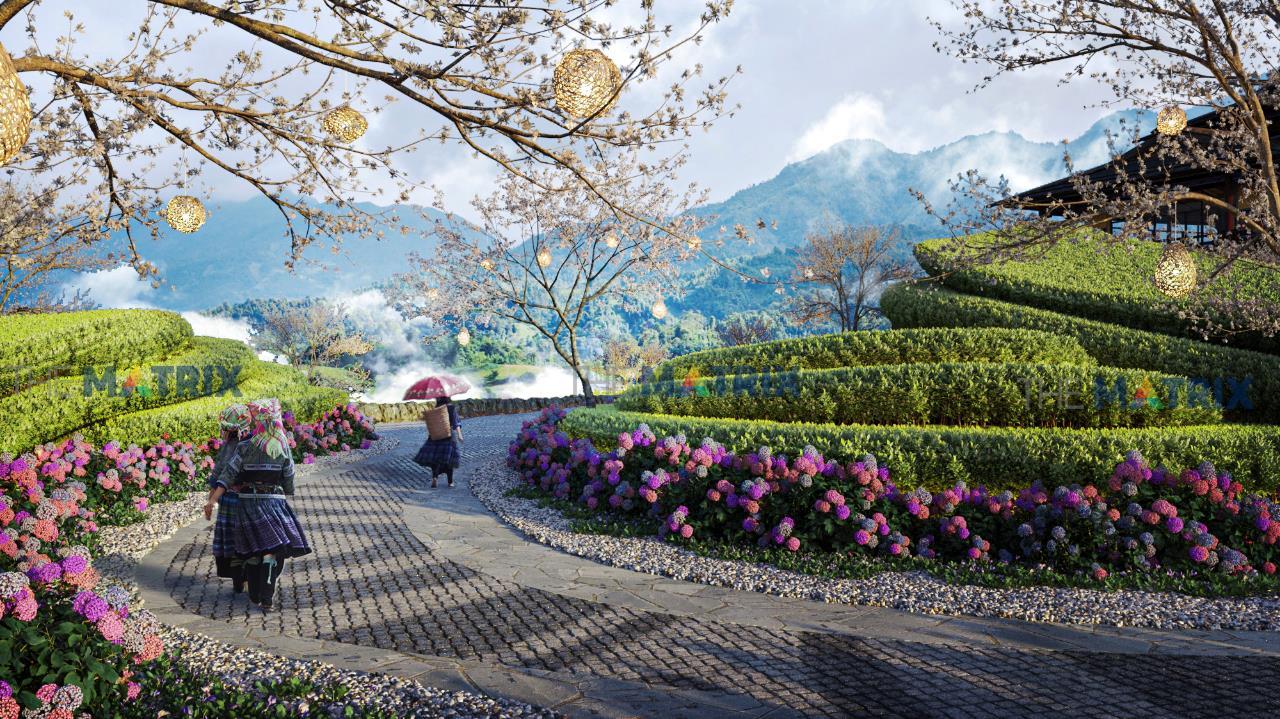 Valley landscape integration